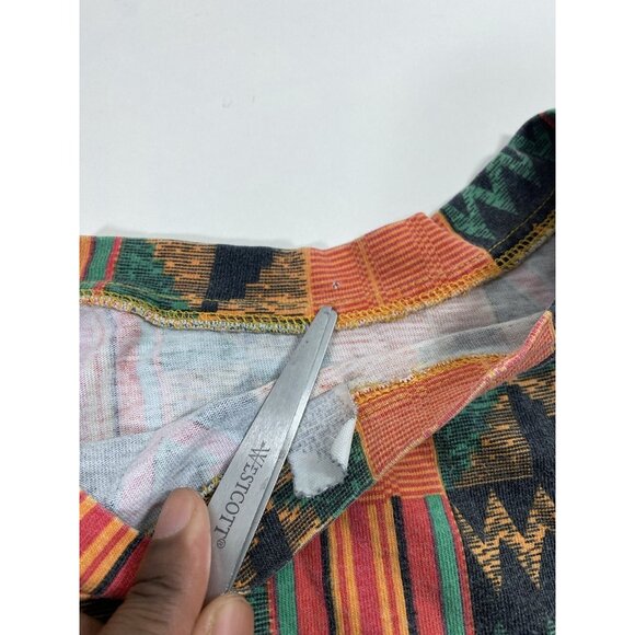 Vintage 90’s Malcolm X Rap T-Shirt 2 Sided Size XL Boxy Kacy Kente Cloth Rare - Picture 7 of 8